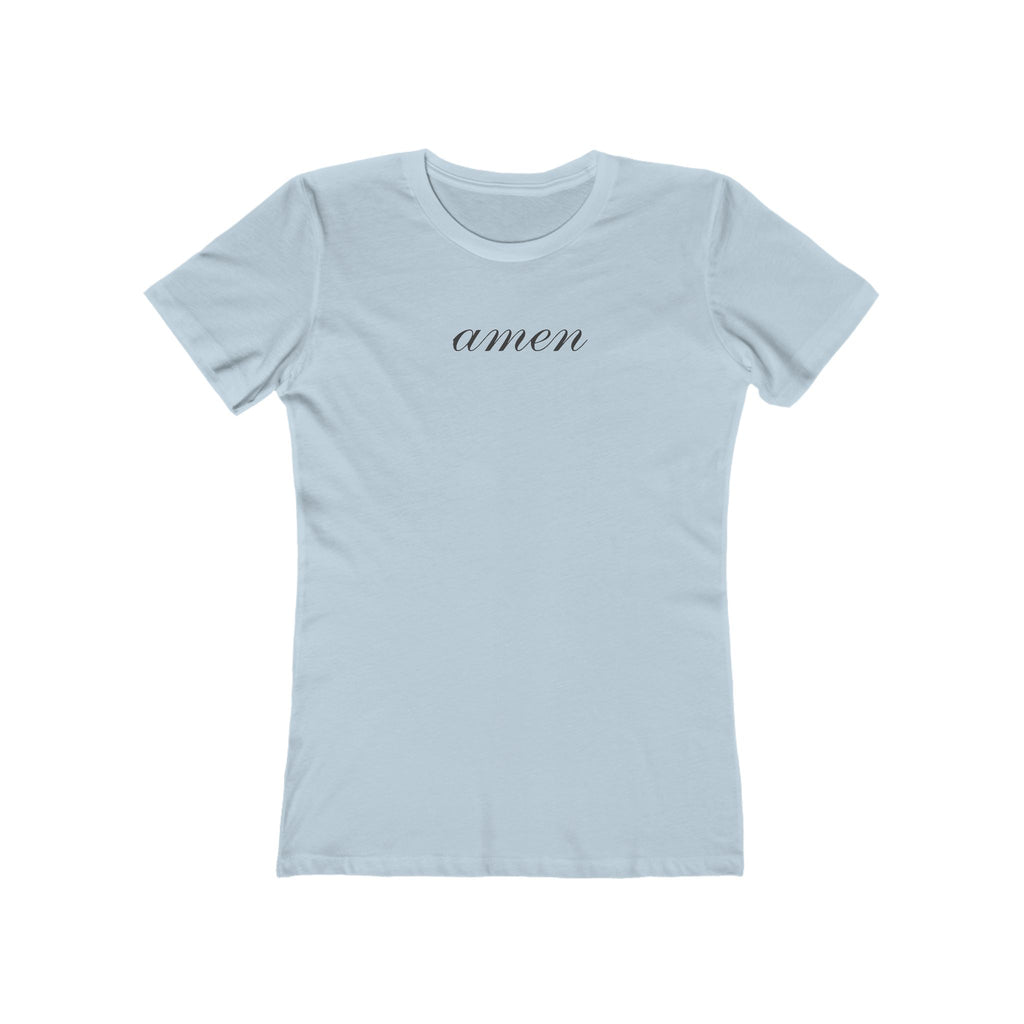 Amen Graphic Tee — Women's Relaxed Boyfriend T-Shirt