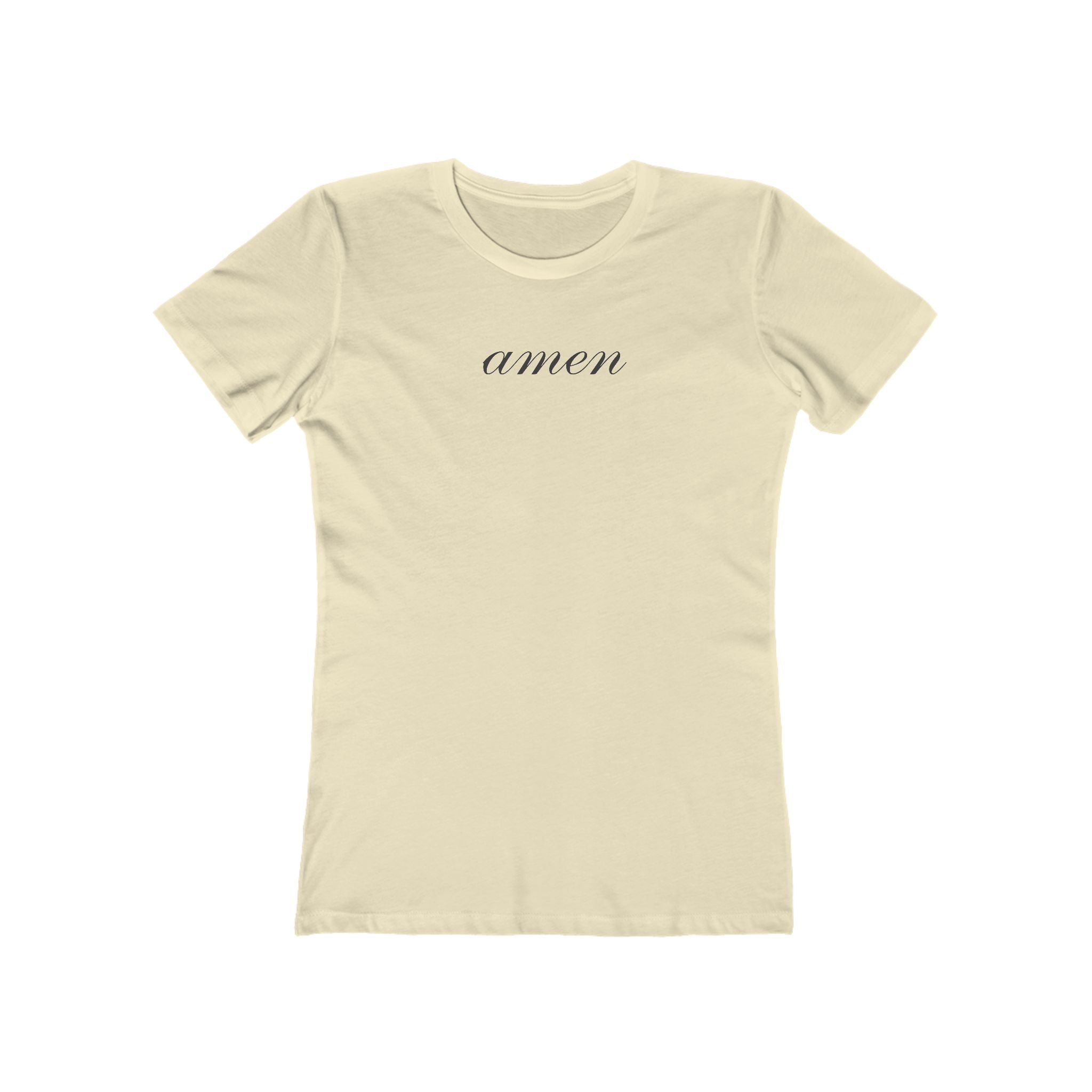 Amen Graphic Tee — Women's Relaxed Boyfriend T-Shirt
