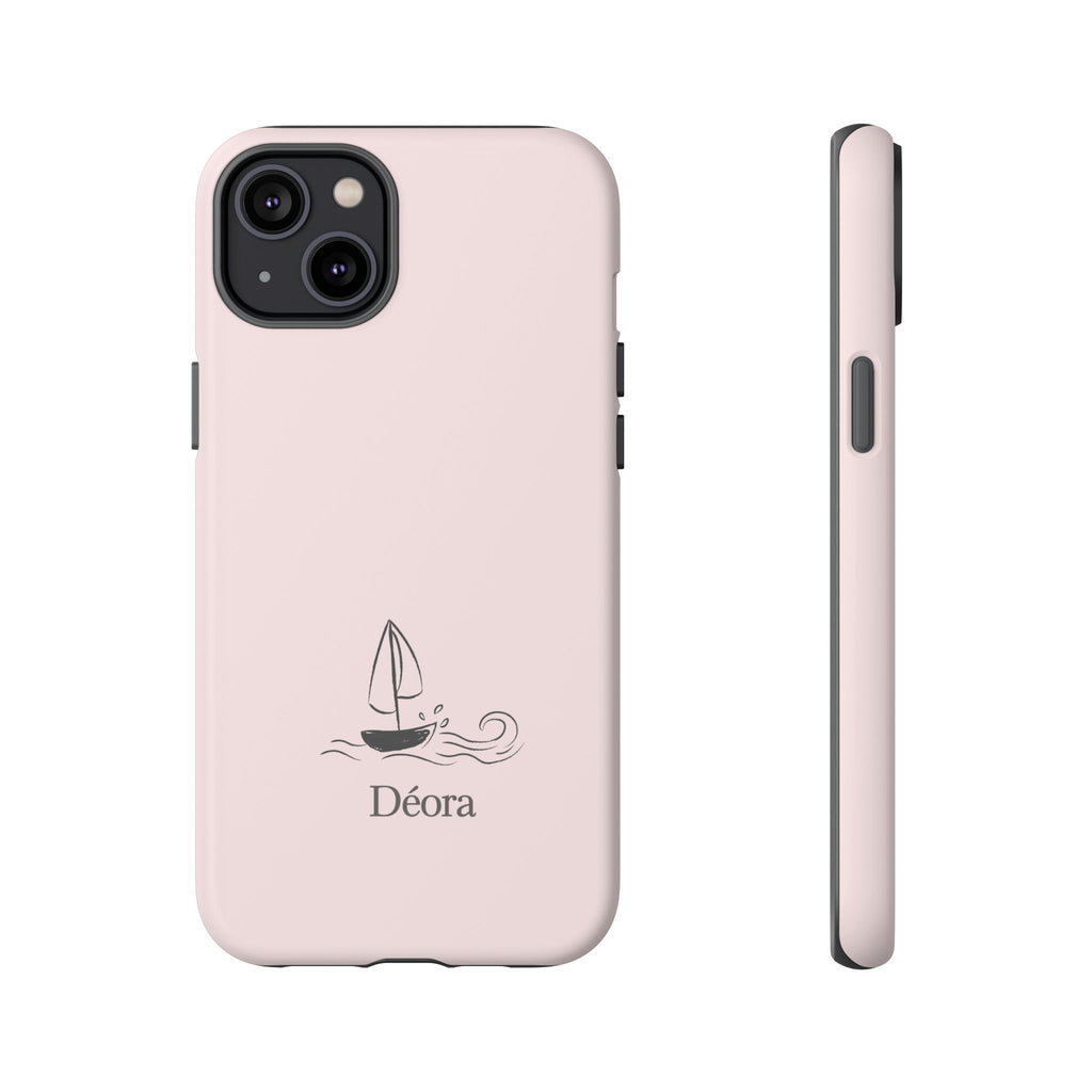 Sailboat Phone Case – 'Déora' Minimal Nautical Protective Case
