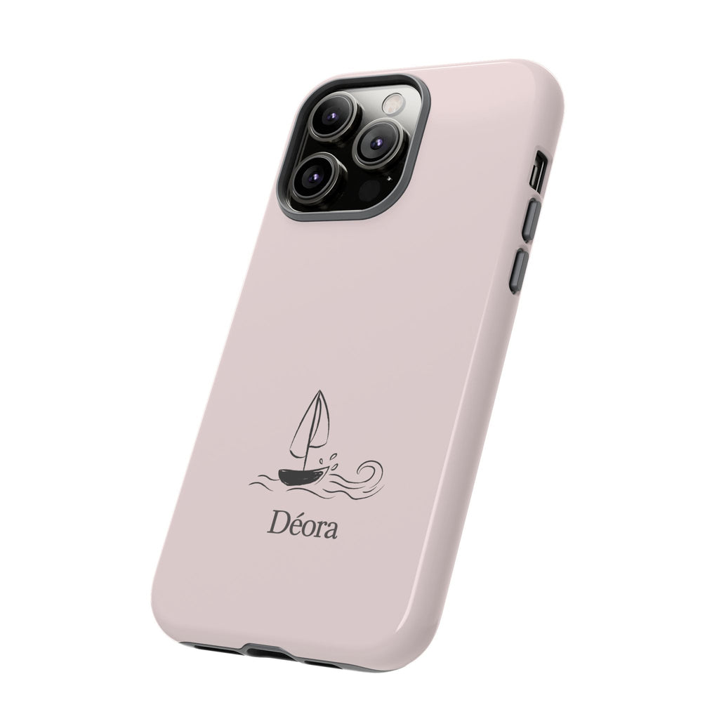 Sailboat Phone Case – 'Déora' Minimal Nautical Protective Case