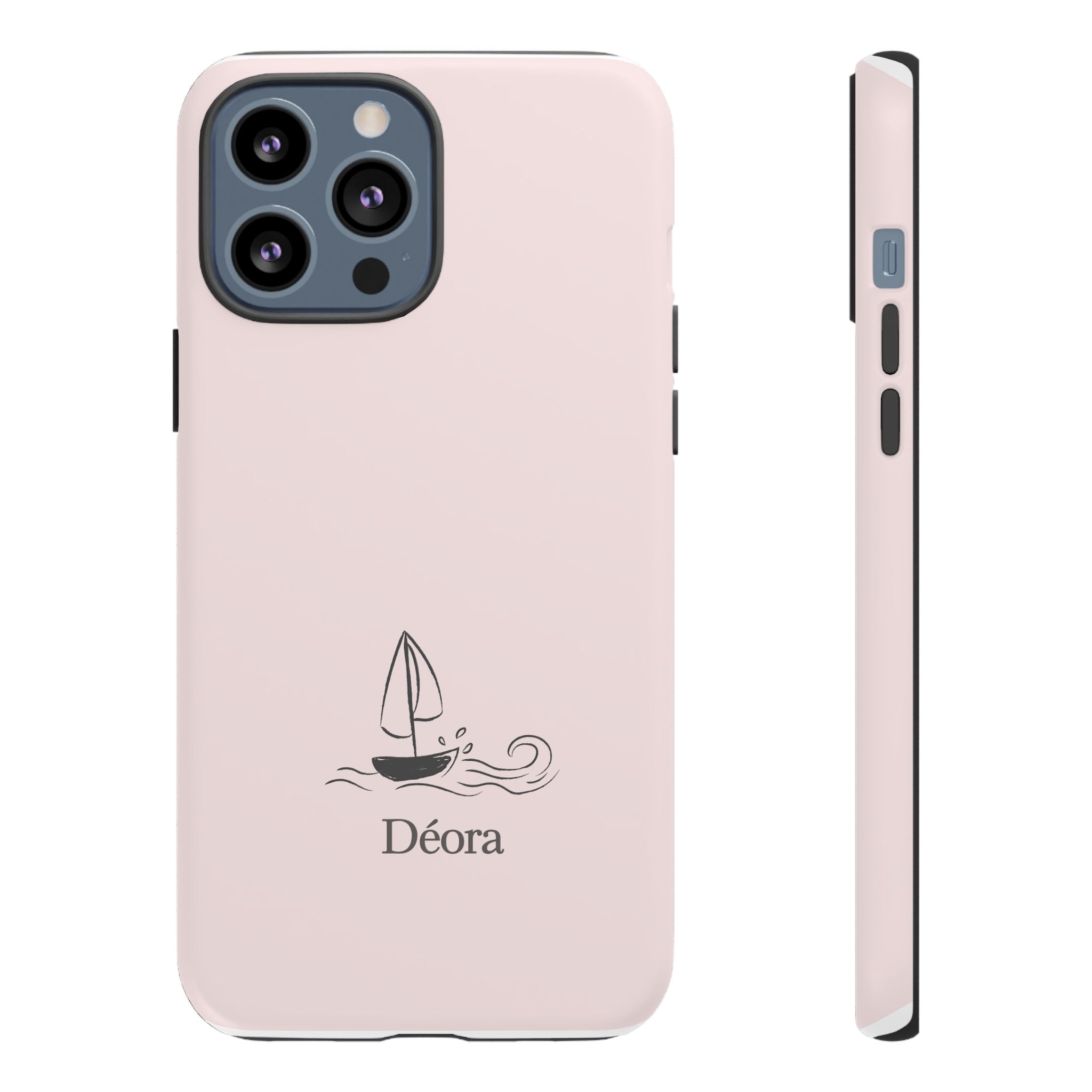 Sailboat Phone Case – 'Déora' Minimal Nautical Protective Case