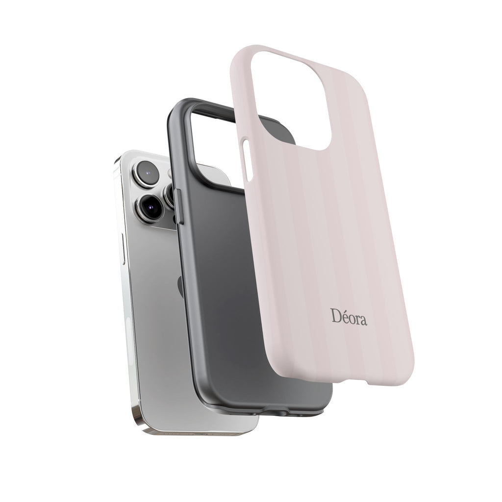 Tough Cases — Slim Protective Phone Case (Pastel Pink Stripe)