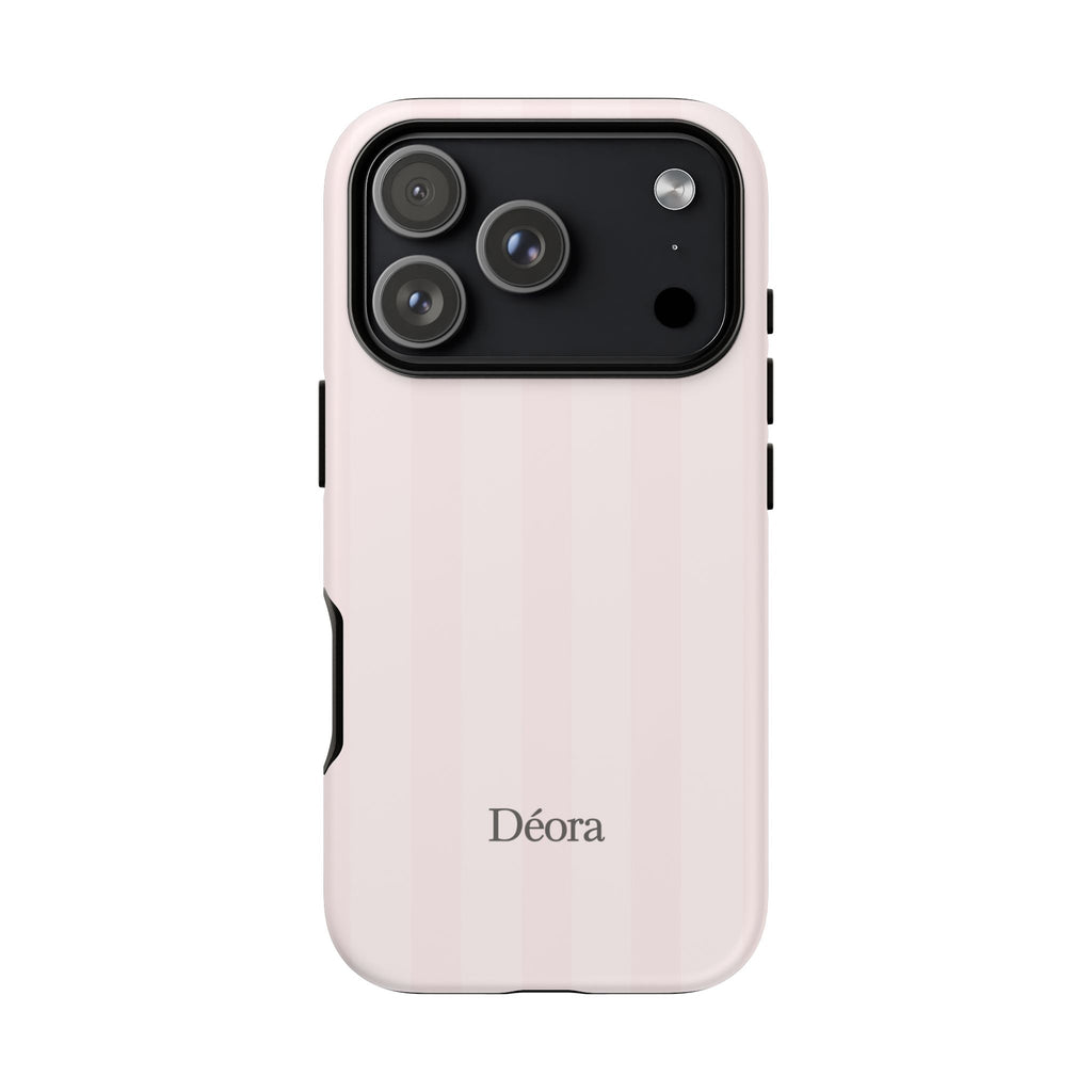 Tough Cases — Slim Protective Phone Case (Pastel Pink Stripe)