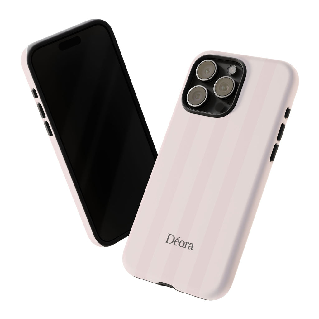 Tough Cases — Slim Protective Phone Case (Pastel Pink Stripe)
