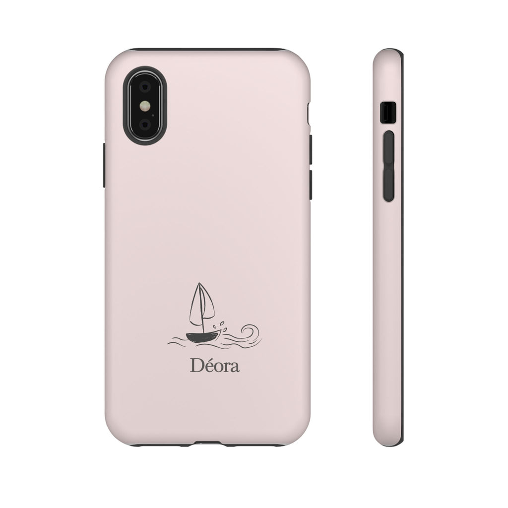 Sailboat Phone Case – 'Déora' Minimal Nautical Protective Case