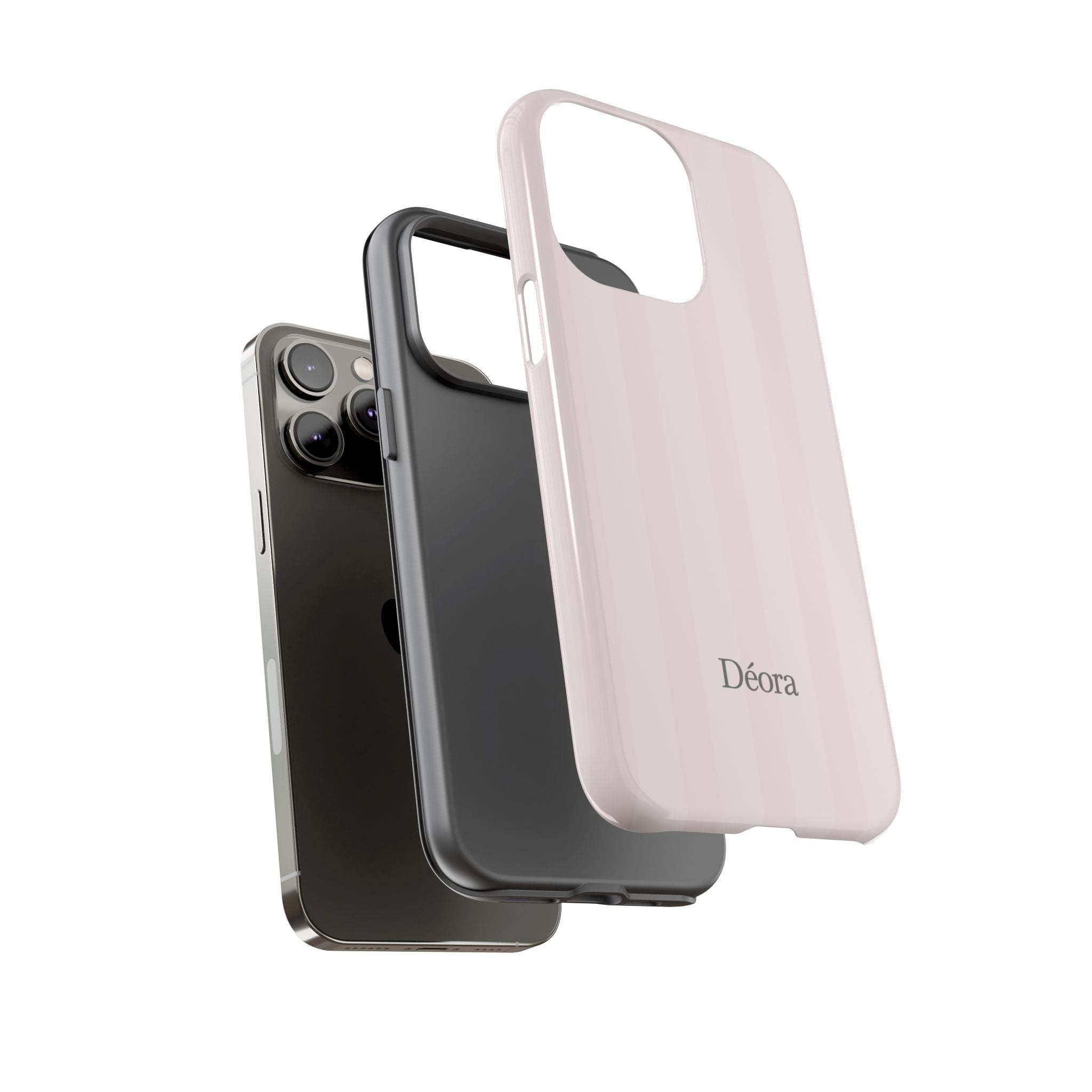 Tough Cases — Slim Protective Phone Case (Pastel Pink Stripe)