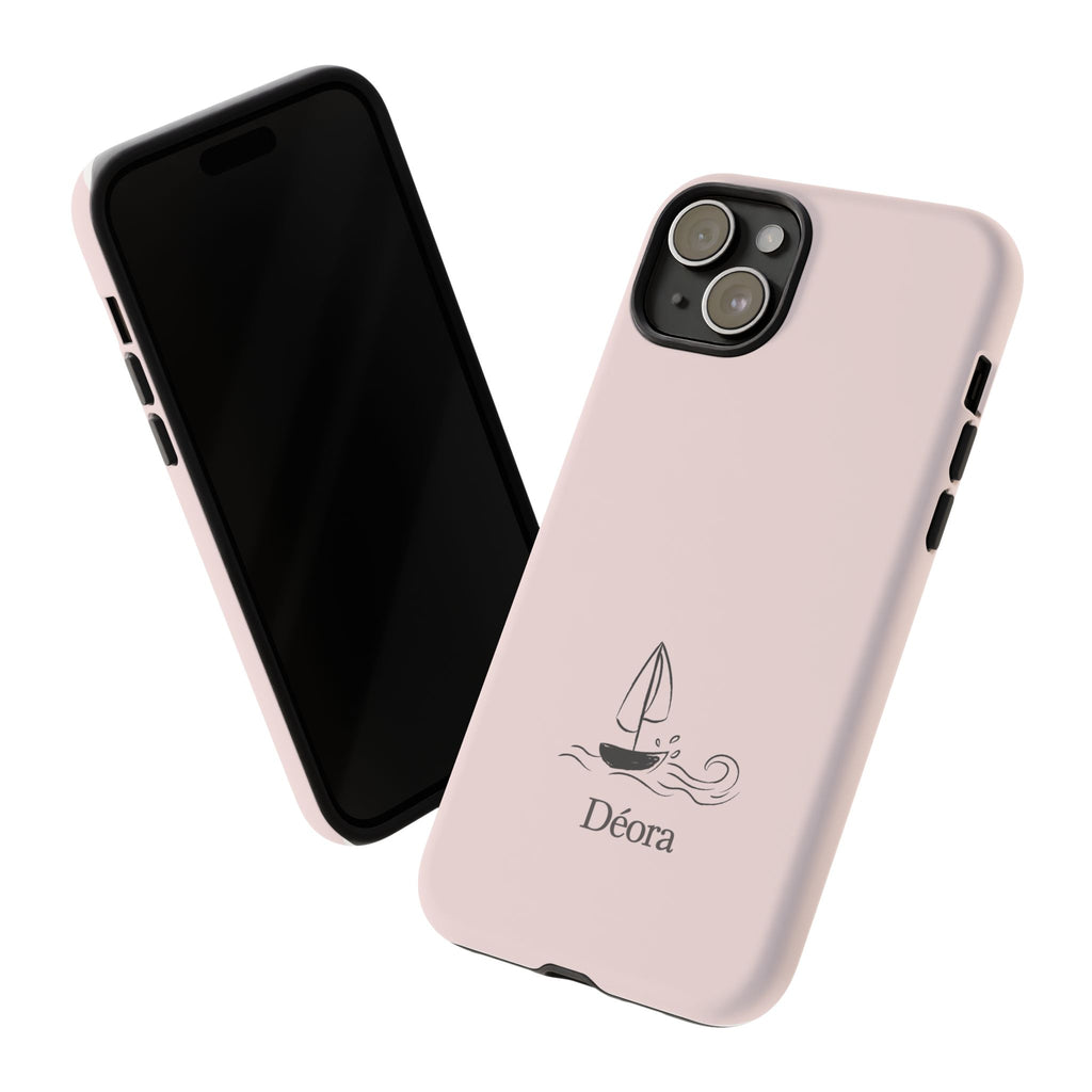 Sailboat Phone Case – 'Déora' Minimal Nautical Protective Case