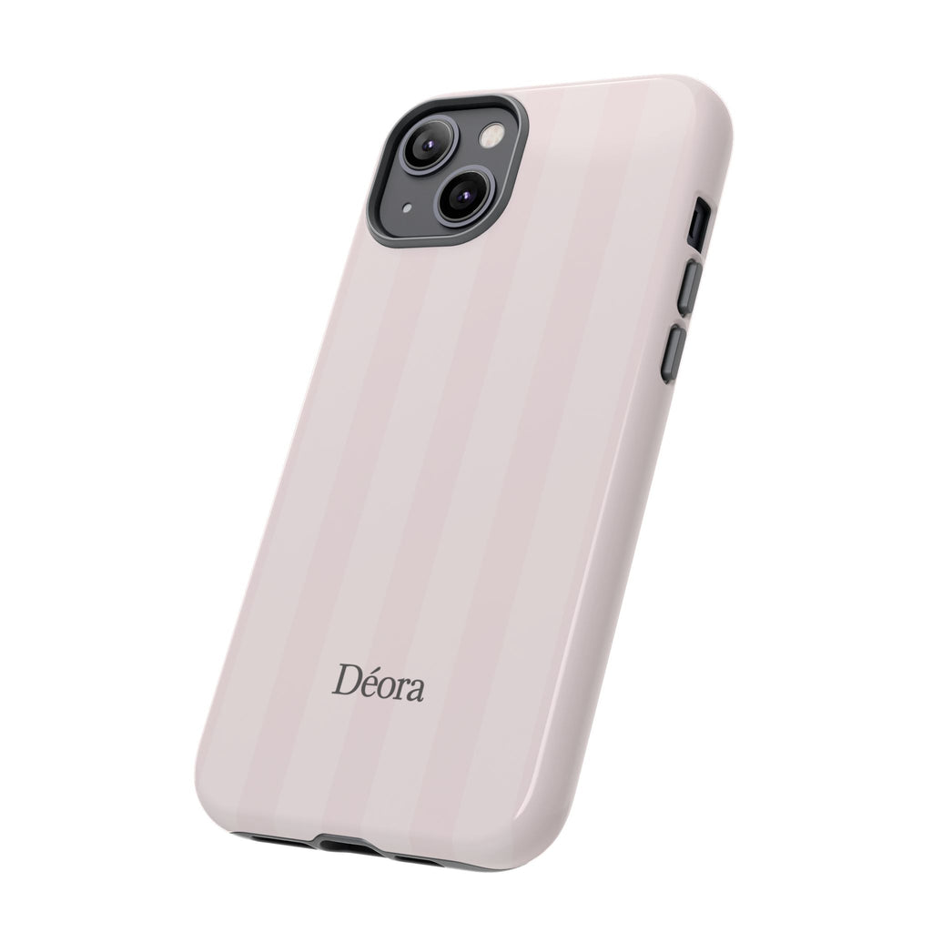 Tough Cases — Slim Protective Phone Case (Pastel Pink Stripe)