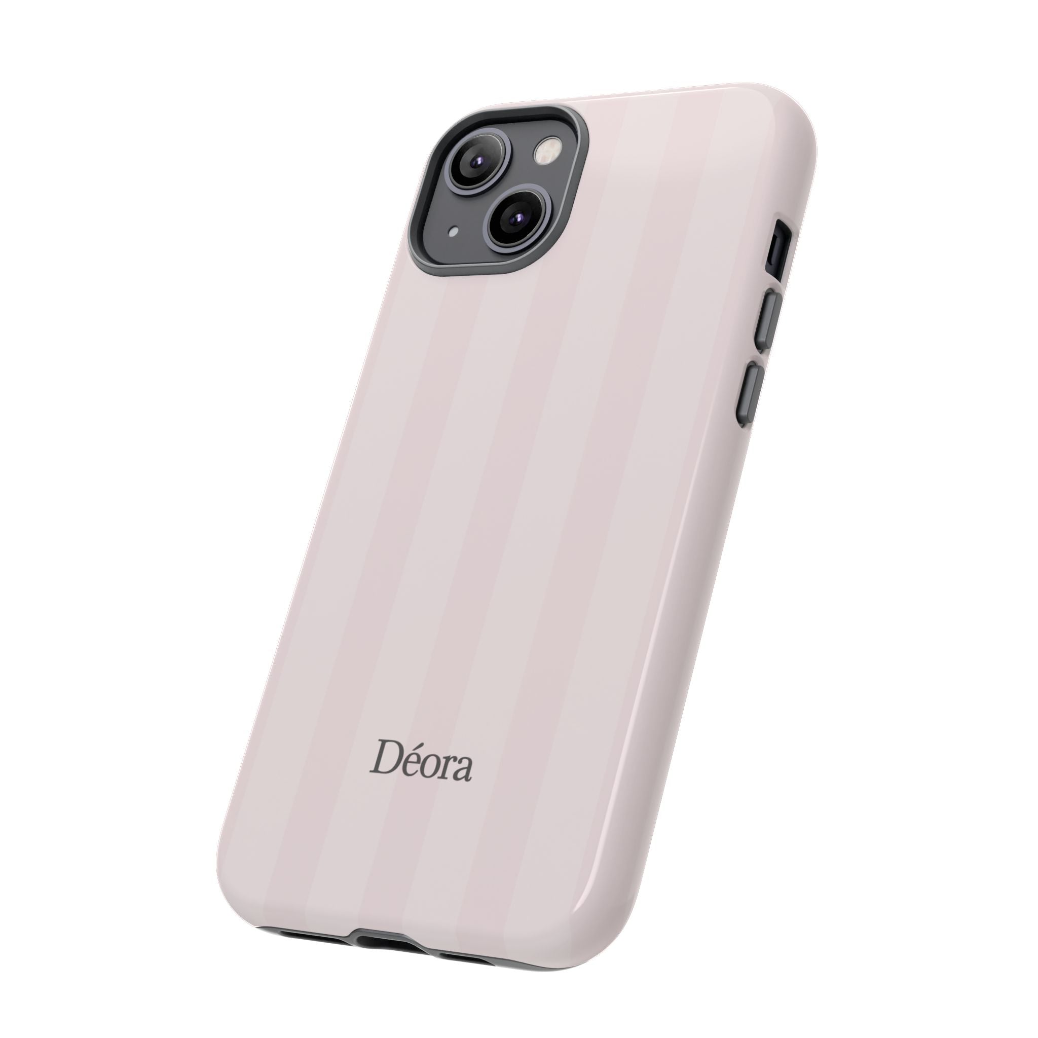 Tough Cases — Slim Protective Phone Case (Pastel Pink Stripe)