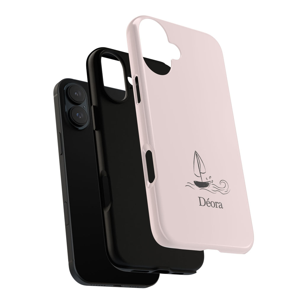 Sailboat Phone Case – 'Déora' Minimal Nautical Protective Case