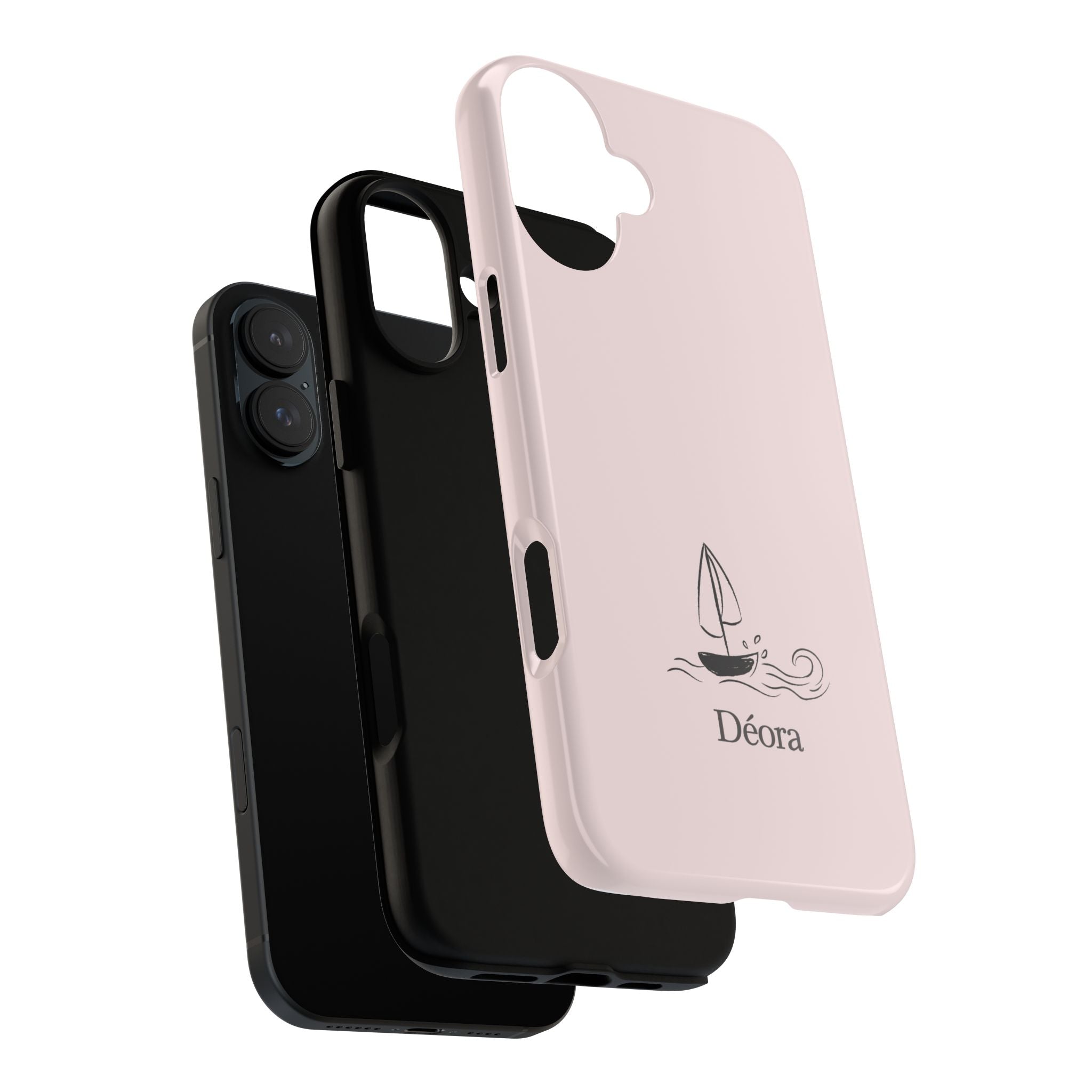Sailboat Phone Case – 'Déora' Minimal Nautical Protective Case