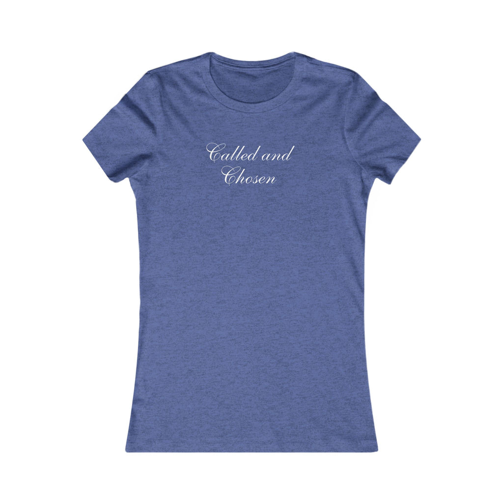 Called and Chosen Women’s Tee — Feminine Christian Faith Shirt