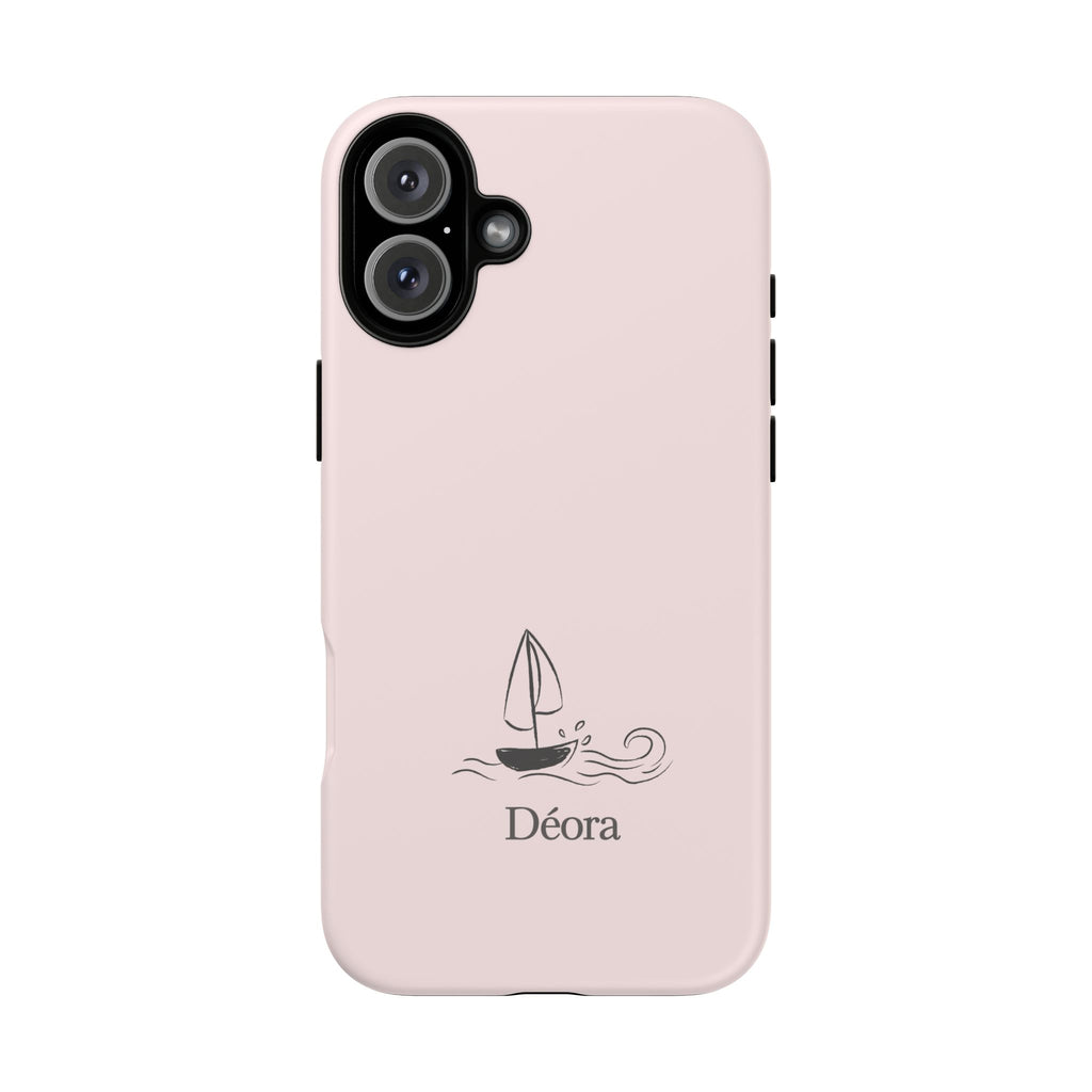 Sailboat Phone Case – 'Déora' Minimal Nautical Protective Case