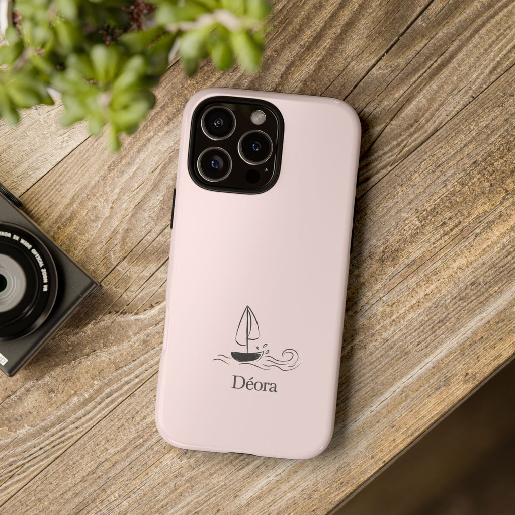 Sailboat Phone Case – 'Déora' Minimal Nautical Protective Case