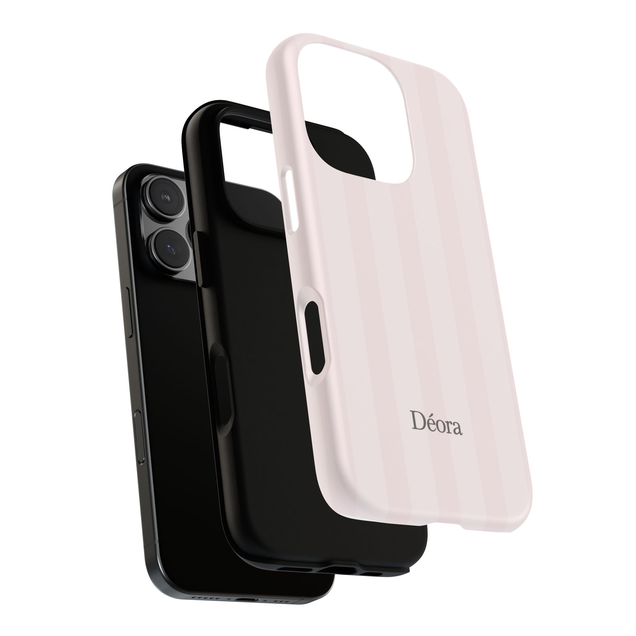 Tough Cases — Slim Protective Phone Case (Pastel Pink Stripe)