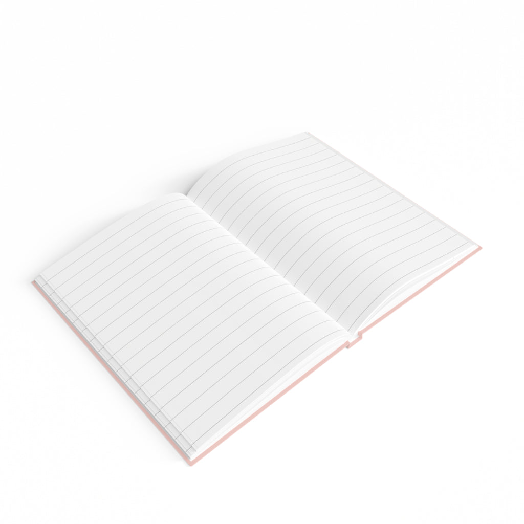 Personalized Pink Polka Dot Journal — 'Déora' Ruled Notebook