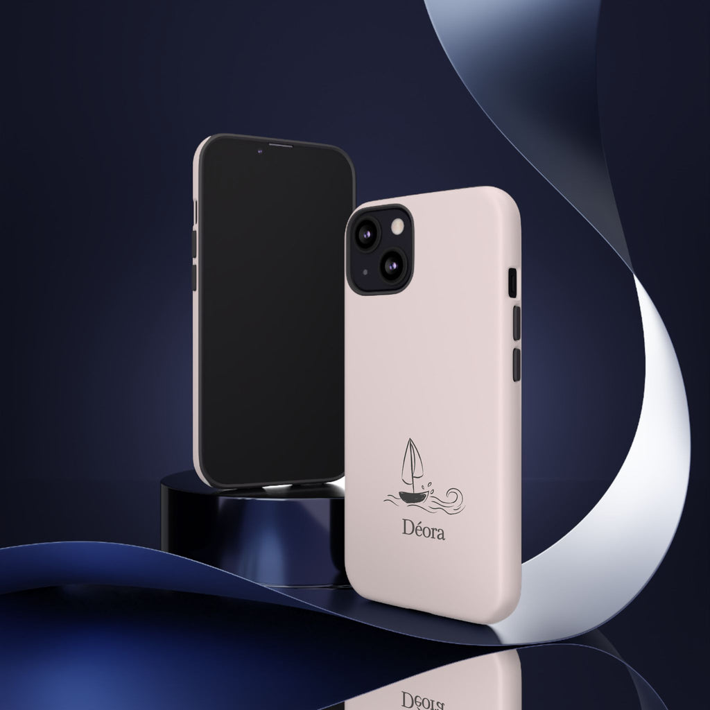Sailboat Phone Case – 'Déora' Minimal Nautical Protective Case