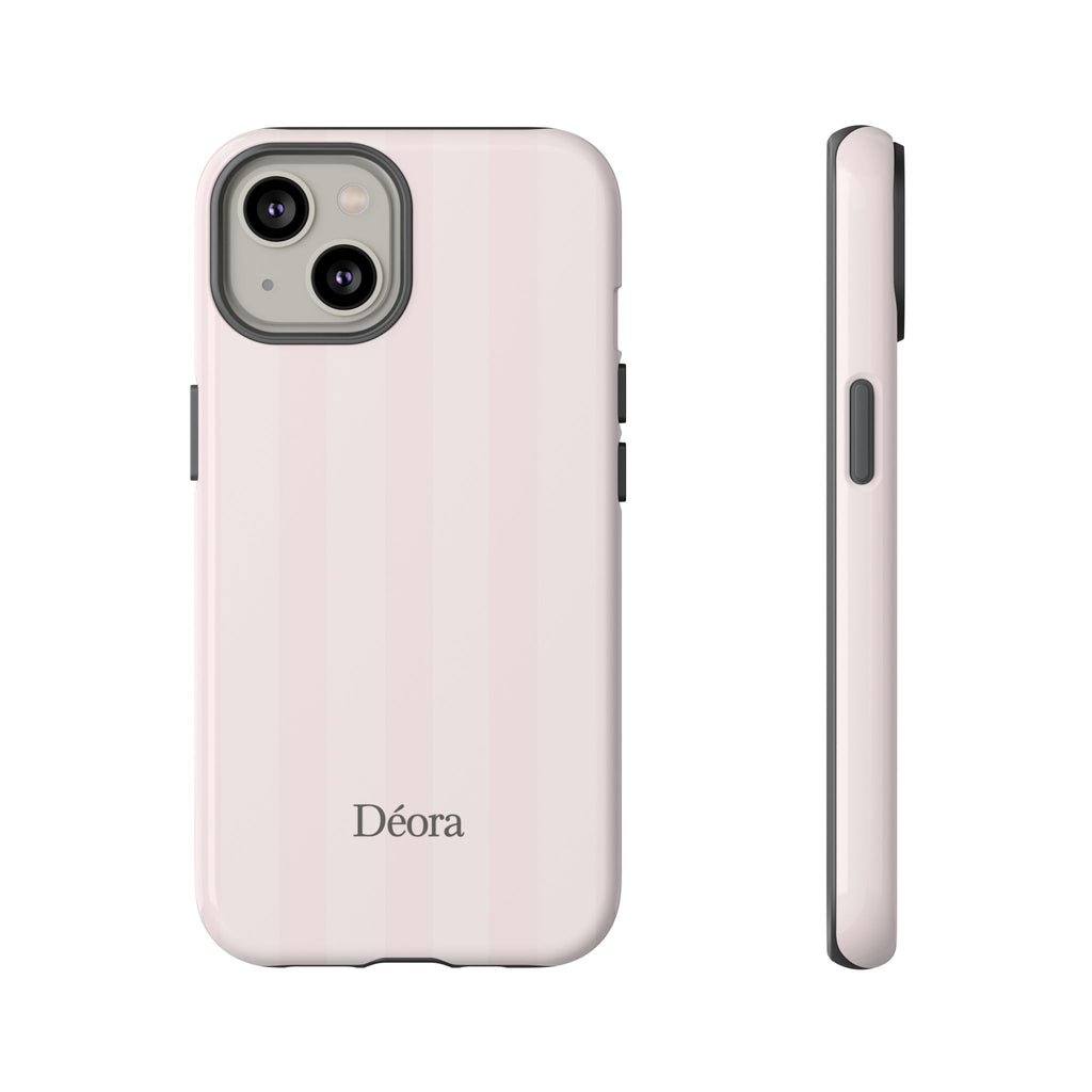 Tough Cases — Slim Protective Phone Case (Pastel Pink Stripe)