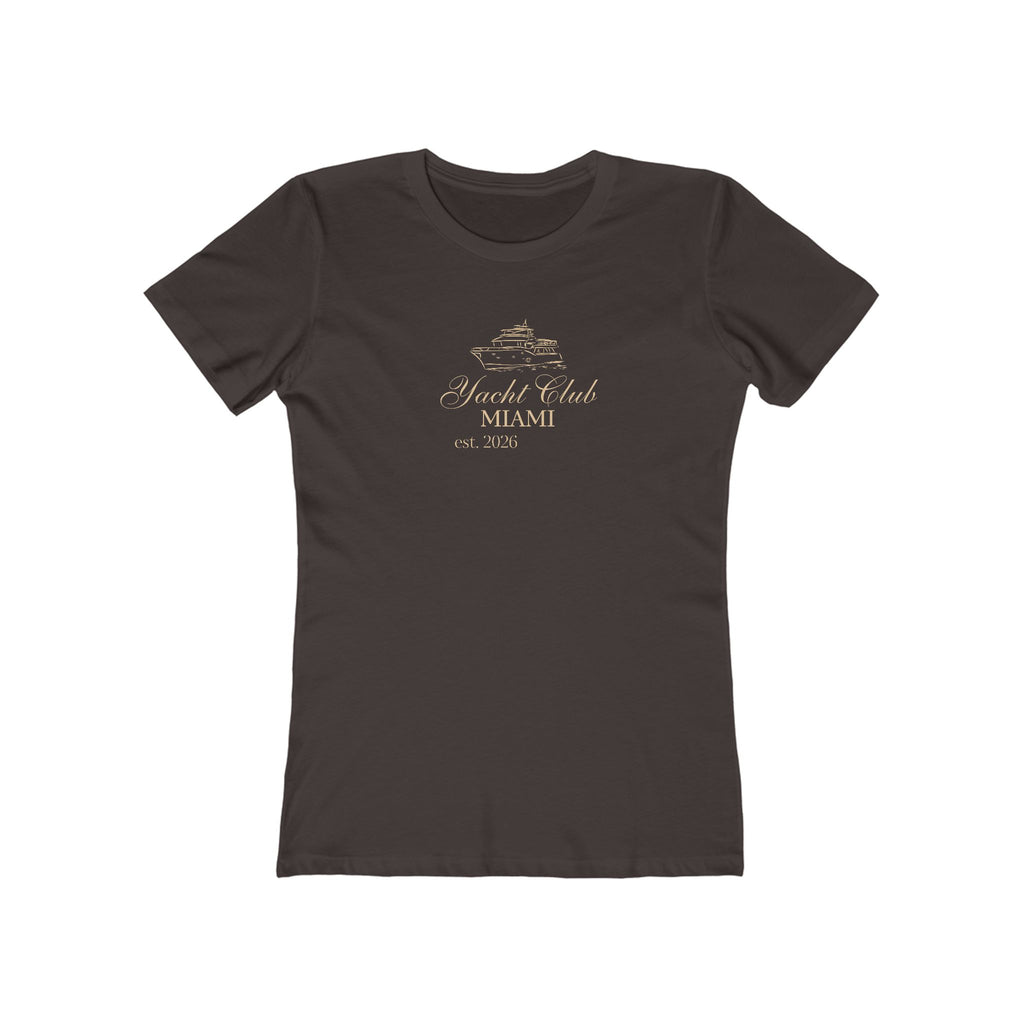 Yacht Club Miami Tee — Women's Boyfriend Fit