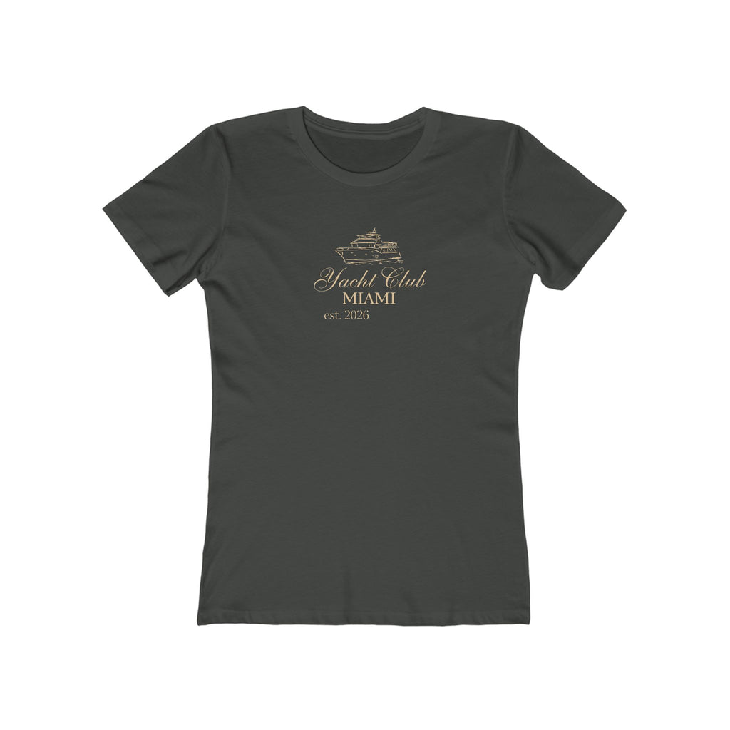 Yacht Club Miami Tee — Women's Boyfriend Fit