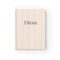 Déora Striped Hardcover Journal – Ruled Lined Notebook