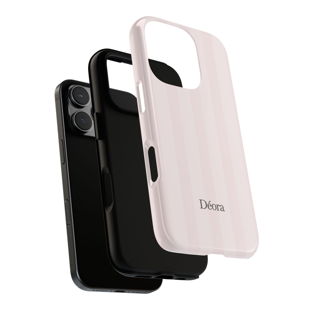 Tough Cases — Slim Protective Phone Case (Pastel Pink Stripe)