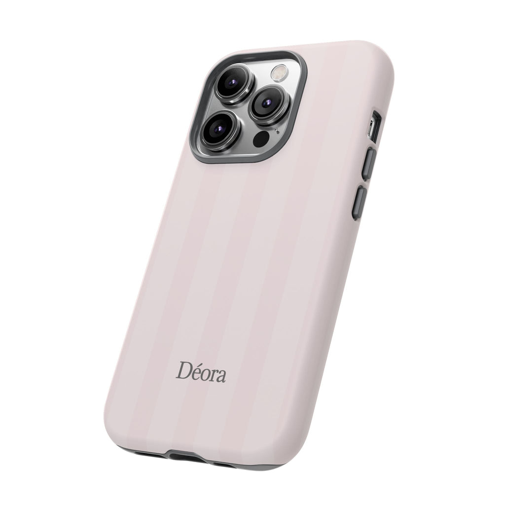 Tough Cases — Slim Protective Phone Case (Pastel Pink Stripe)