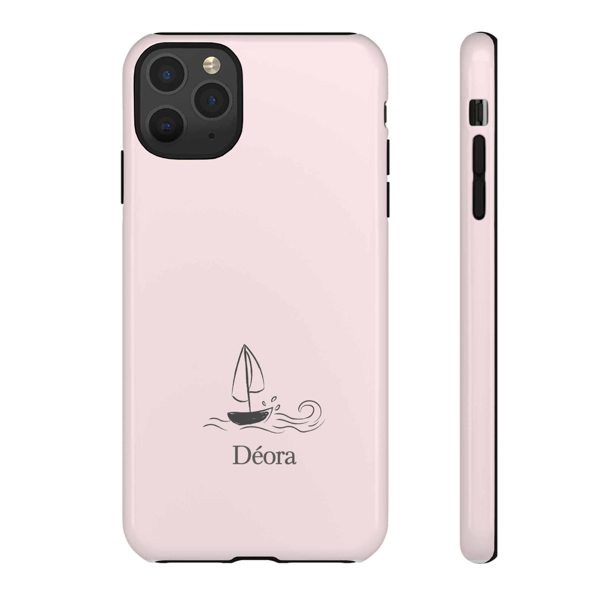 Sailboat Phone Case – 'Déora' Minimal Nautical Protective Case
