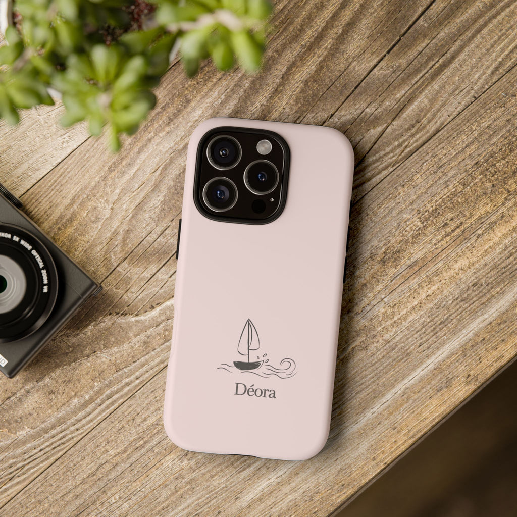 Sailboat Phone Case – 'Déora' Minimal Nautical Protective Case