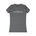Women's Tee — "Life is Better With Straight Hair" Graphic Shirt