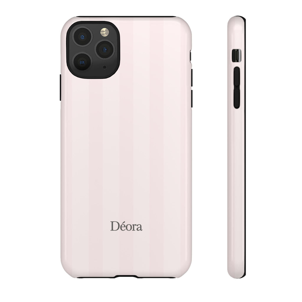 Tough Cases — Slim Protective Phone Case (Pastel Pink Stripe)
