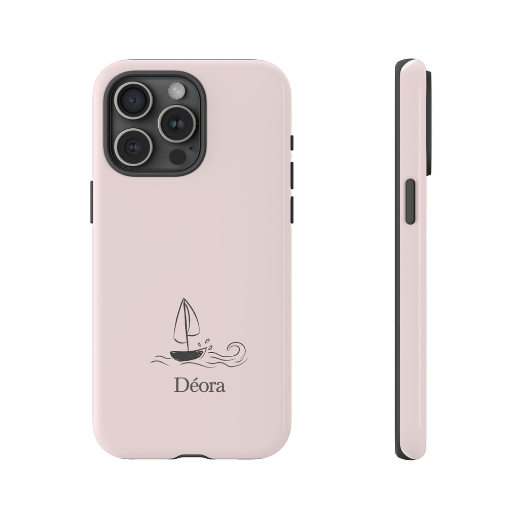 Sailboat Phone Case – 'Déora' Minimal Nautical Protective Case