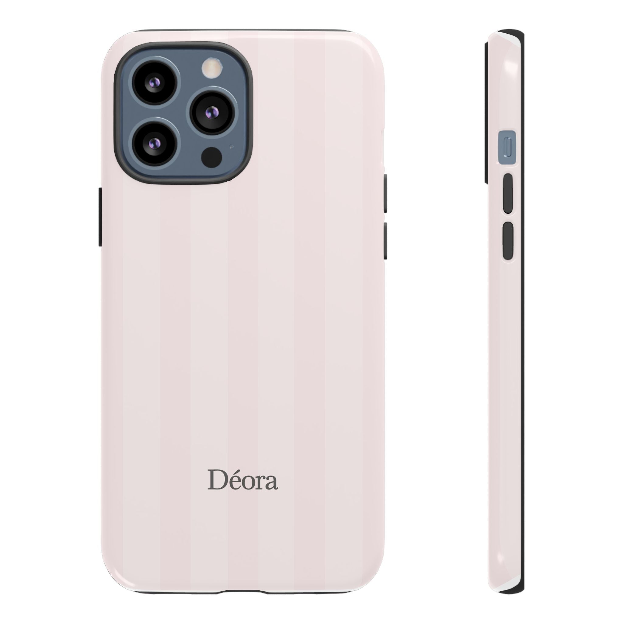 Tough Cases — Slim Protective Phone Case (Pastel Pink Stripe)