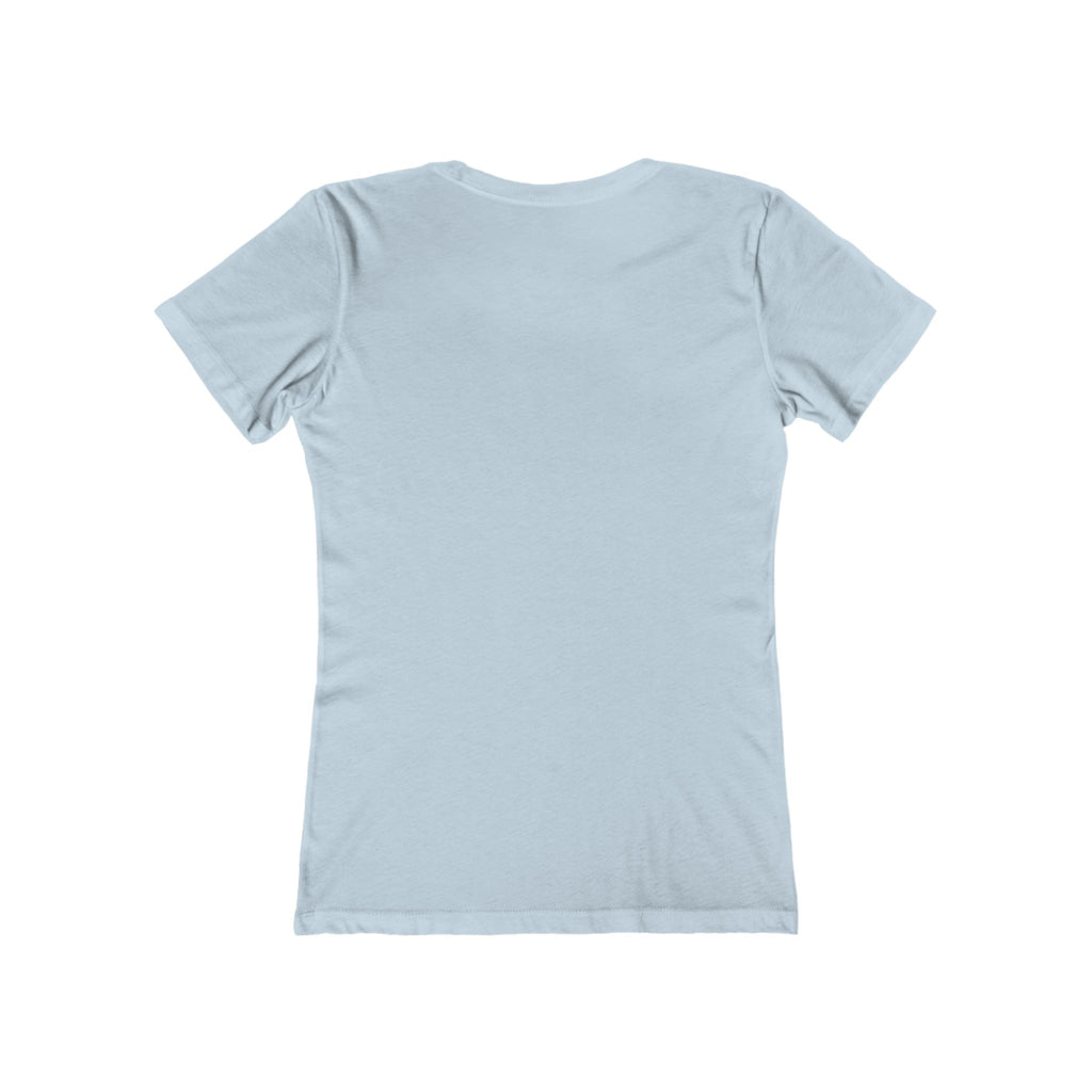 Boyfriend Tee for Women - 'Funny Without Trying' Script Graphic T-Shirt