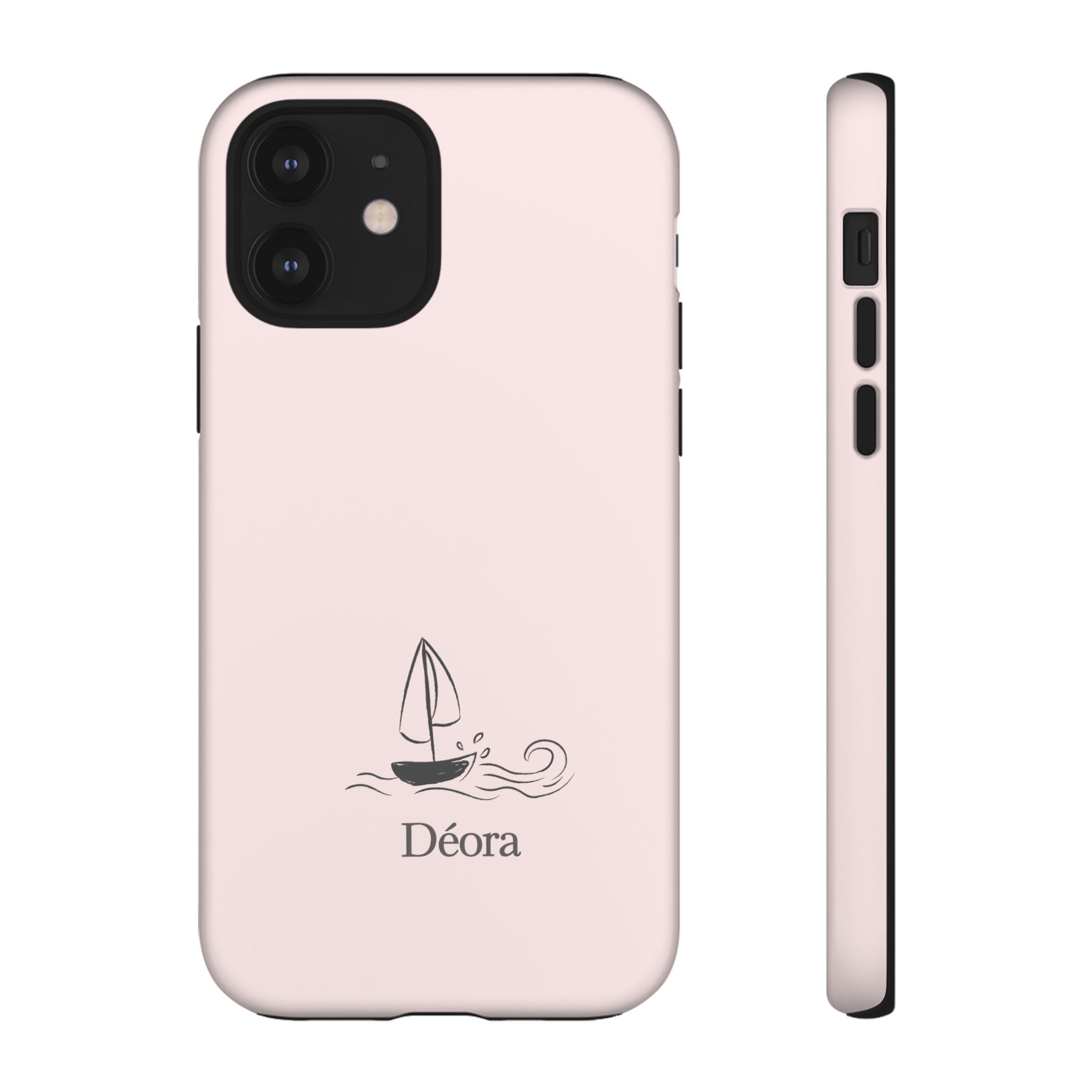 Sailboat Phone Case – 'Déora' Minimal Nautical Protective Case