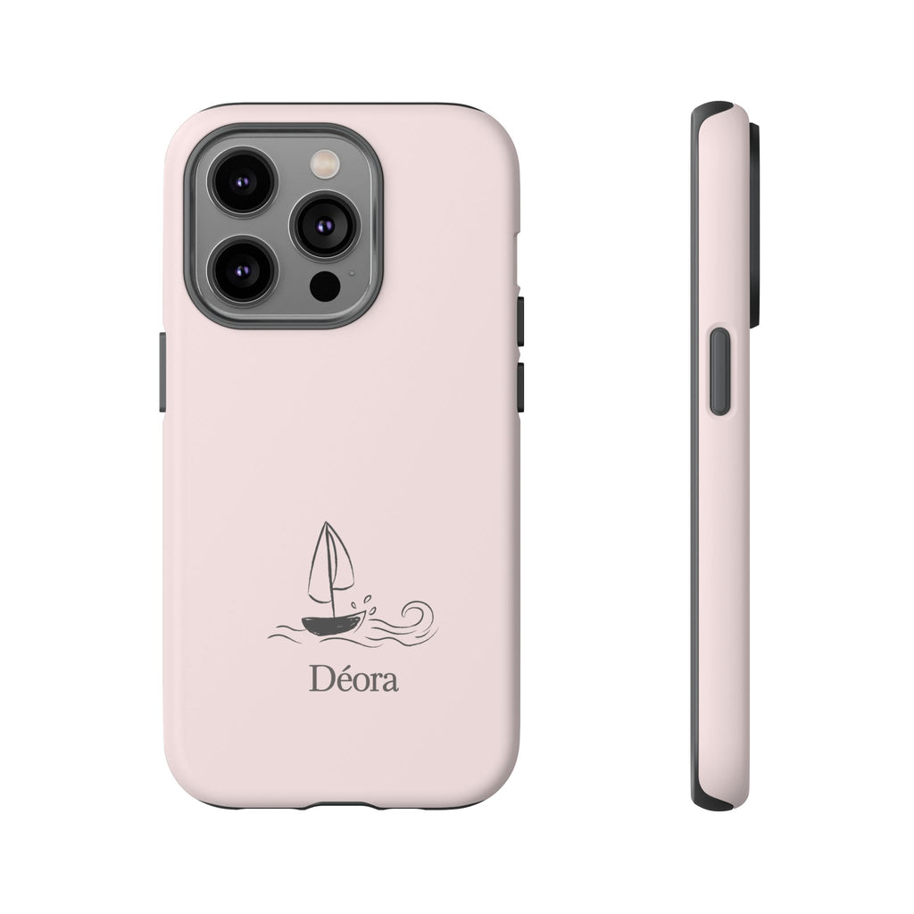 Sailboat Phone Case – 'Déora' Minimal Nautical Protective Case