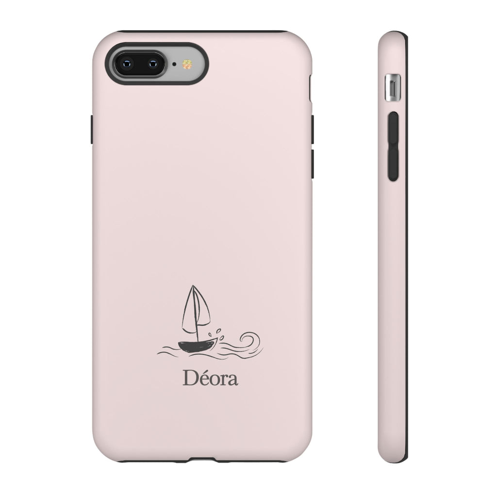 Sailboat Phone Case – 'Déora' Minimal Nautical Protective Case