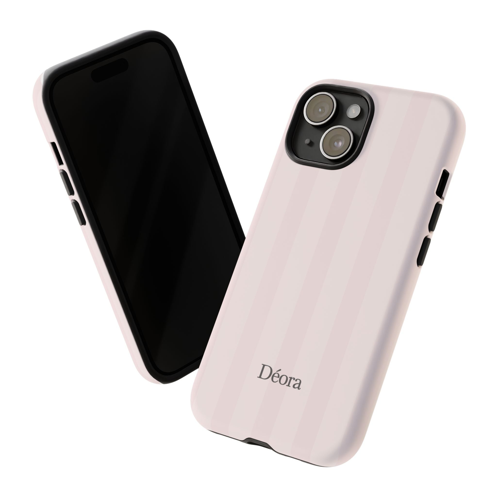 Tough Cases — Slim Protective Phone Case (Pastel Pink Stripe)