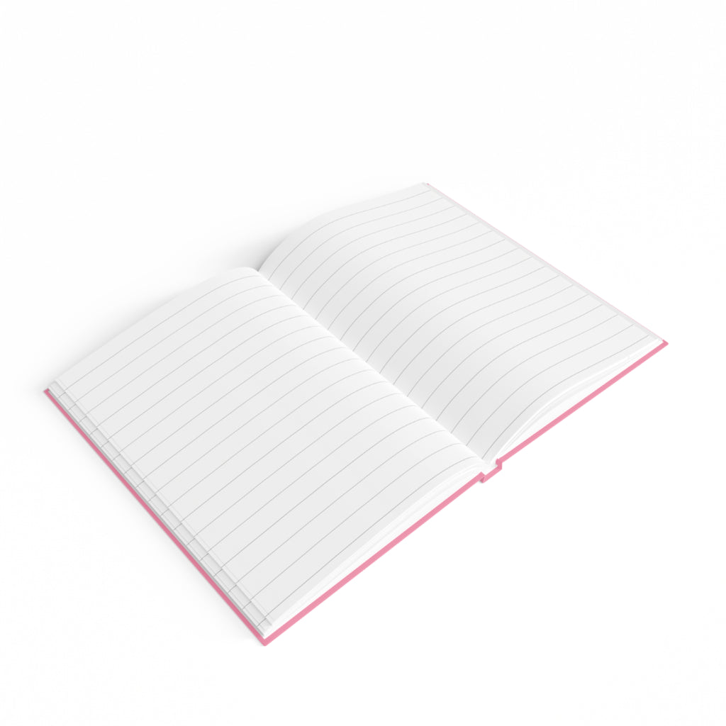Pink Polka Dot Personalized Journal — 'Déora' Ruled Notebook