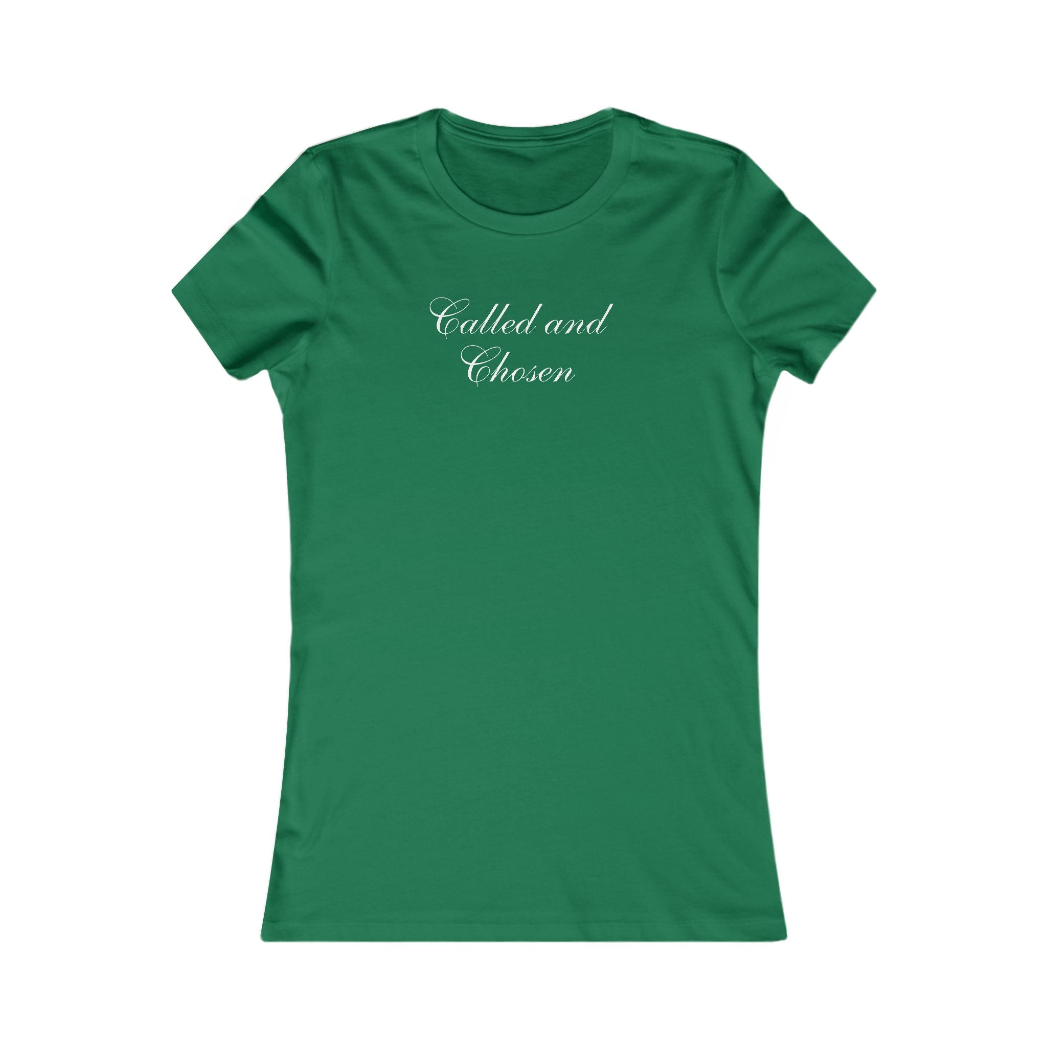 Called and Chosen Women’s Tee — Feminine Christian Faith Shirt