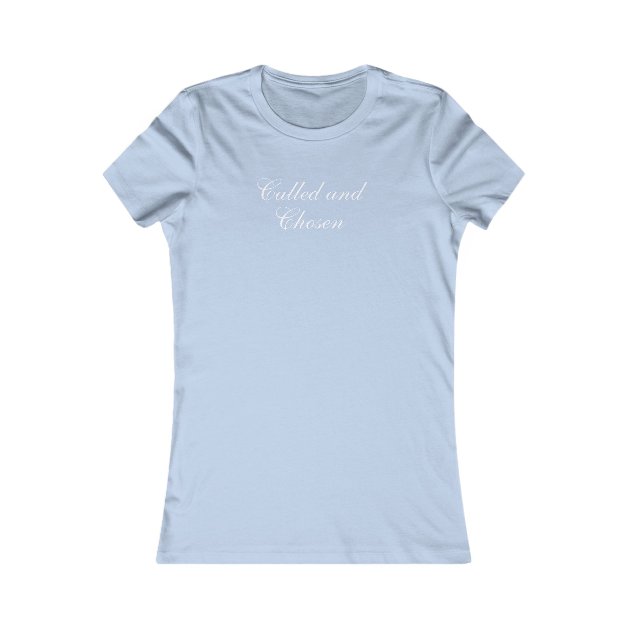 Called and Chosen Women’s Tee — Feminine Christian Faith Shirt