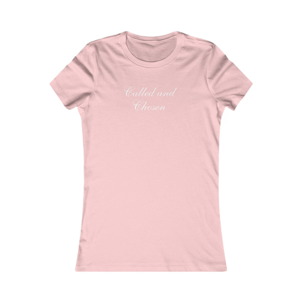 Called and Chosen Women’s Tee — Feminine Christian Faith Shirt