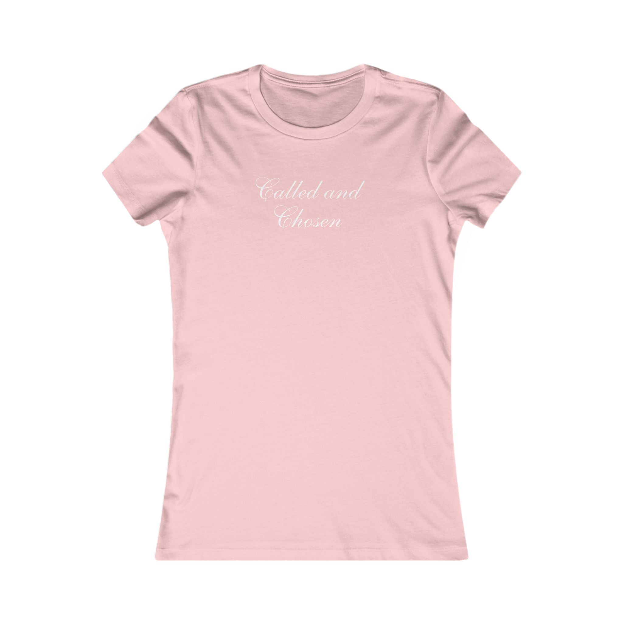 Called and Chosen Women’s Tee — Feminine Christian Faith Shirt