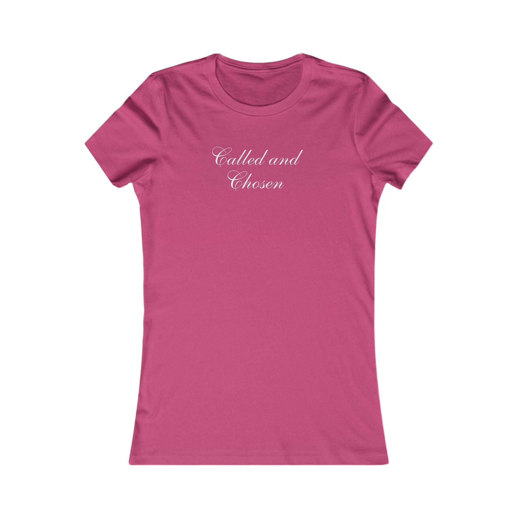 Called and Chosen Women’s Tee — Feminine Christian Faith Shirt