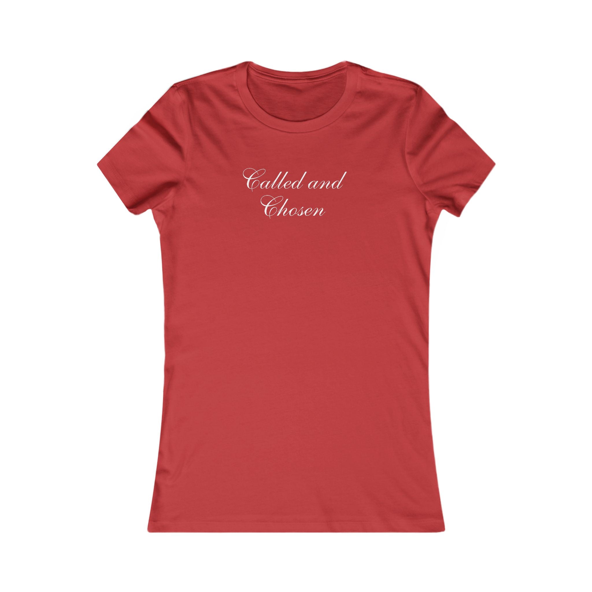 Called and Chosen Women’s Tee — Feminine Christian Faith Shirt
