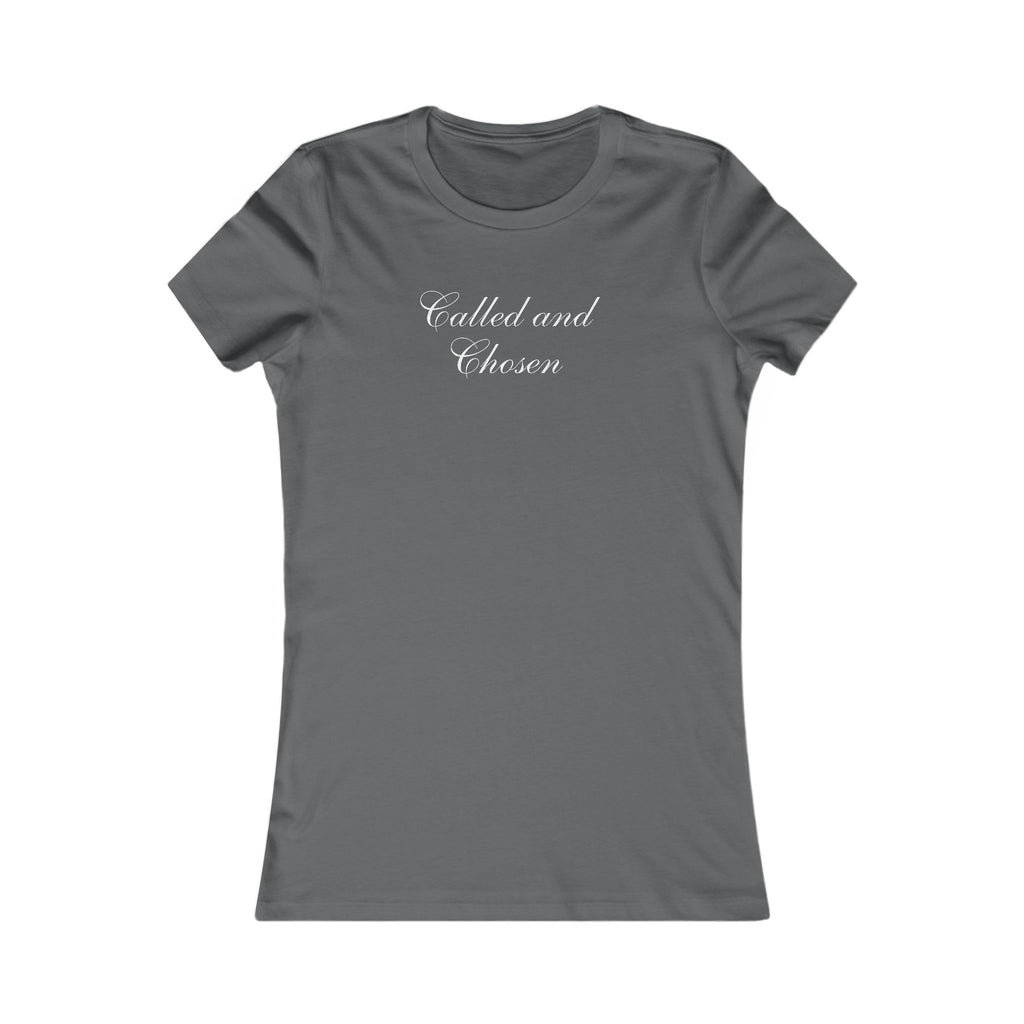 Called and Chosen Women’s Tee — Feminine Christian Faith Shirt