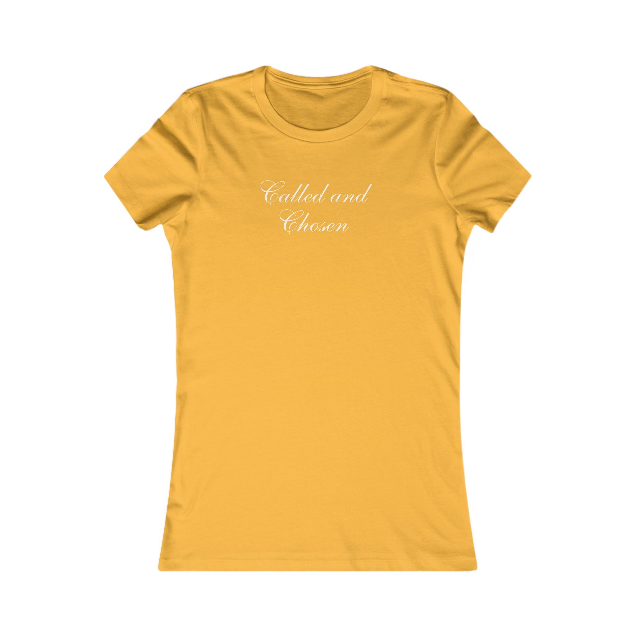 Called and Chosen Women’s Tee — Feminine Christian Faith Shirt