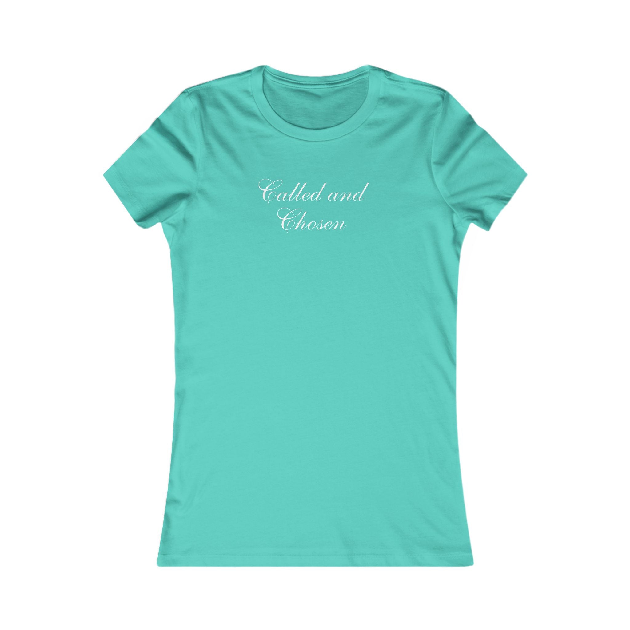 Called and Chosen Women’s Tee — Feminine Christian Faith Shirt