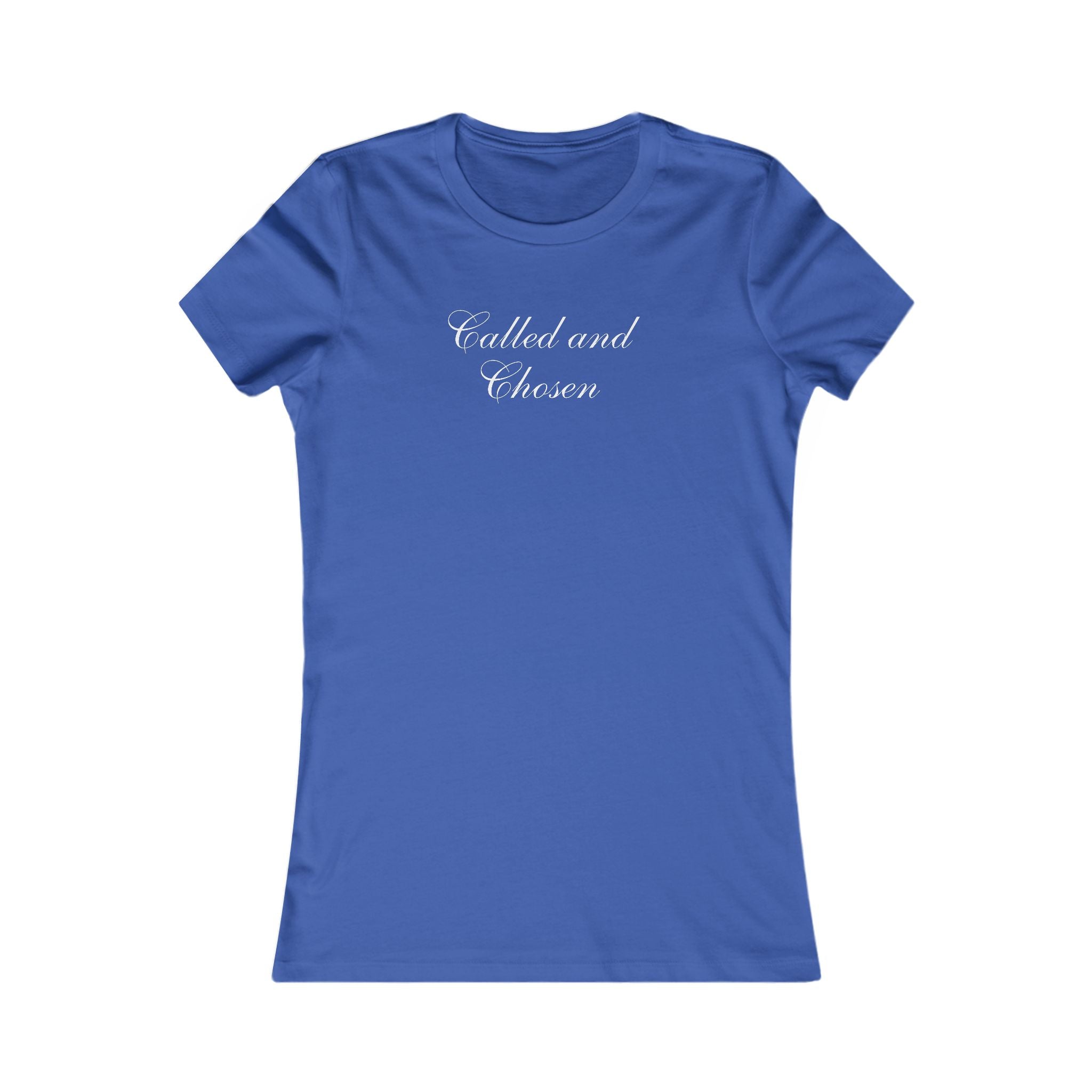 Called and Chosen Women’s Tee — Feminine Christian Faith Shirt