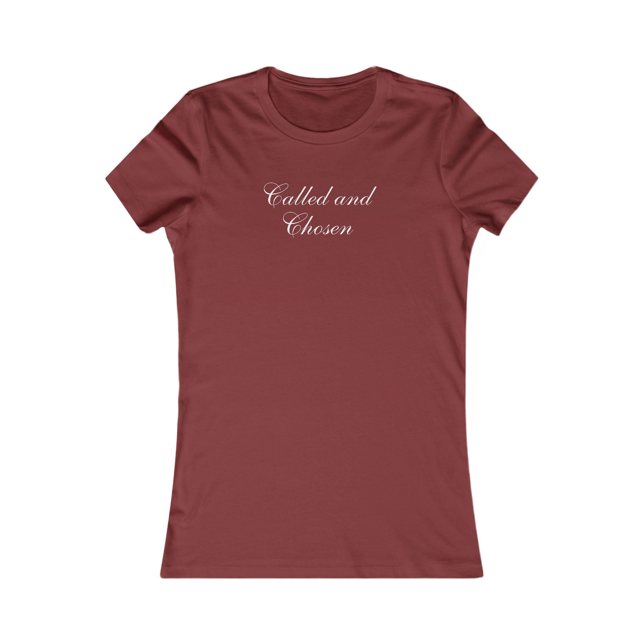Called and Chosen Women’s Tee — Feminine Christian Faith Shirt